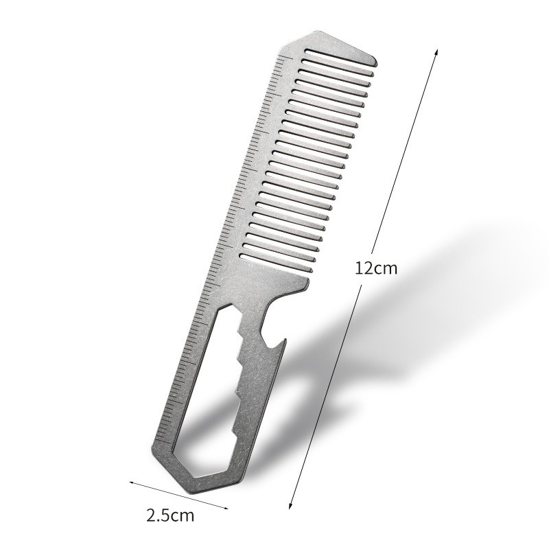 Comb Pocket Titanium - Nouvelle brosse multifonctionnelle en alliage de