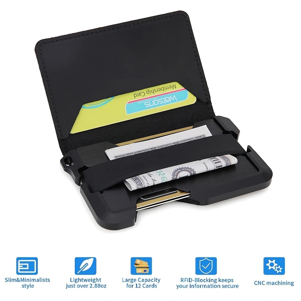 Edc Carry Card - Portefeuilles EDC intelligents en métal pour