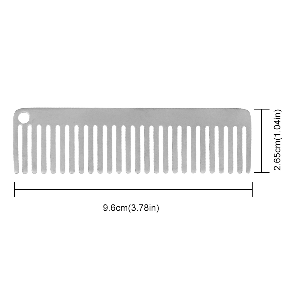 Comb Pocket Titanium - Peigne en titane antistatique, peigne de