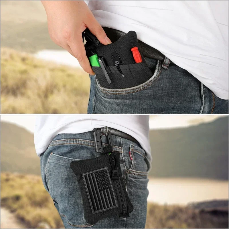 Edc Carry Coins - Sac tactique EDC, Mini sac à