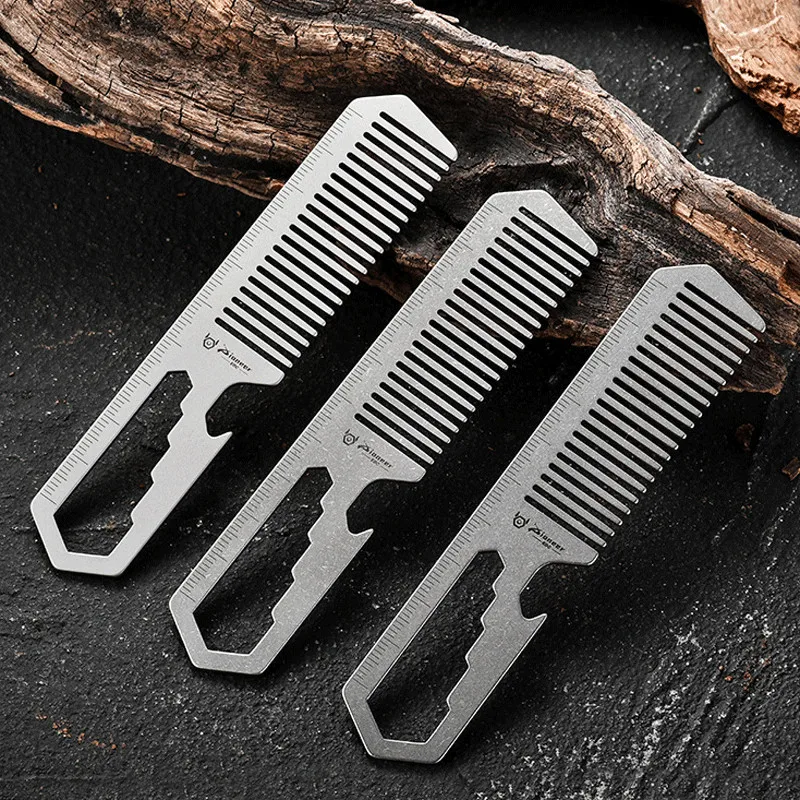 Comb Pocket Titanium - Peigne antistatique en titane FEGVE, outils