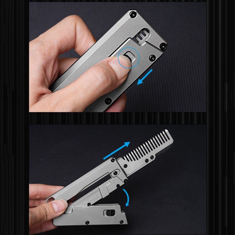 Peigne Pliant en Alliage de Ti - Comb Pocket Titanium avis et prix