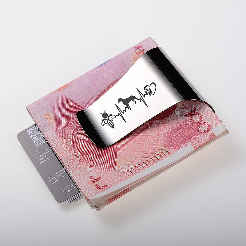 QOONG lettrage personnalisé en - Money Clip Magnetic avis et prix