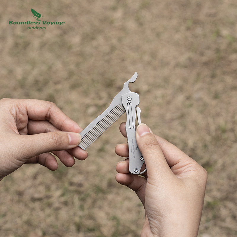 Peigne pliant en titane pur, m - Comb Pocket Titanium avis et prix