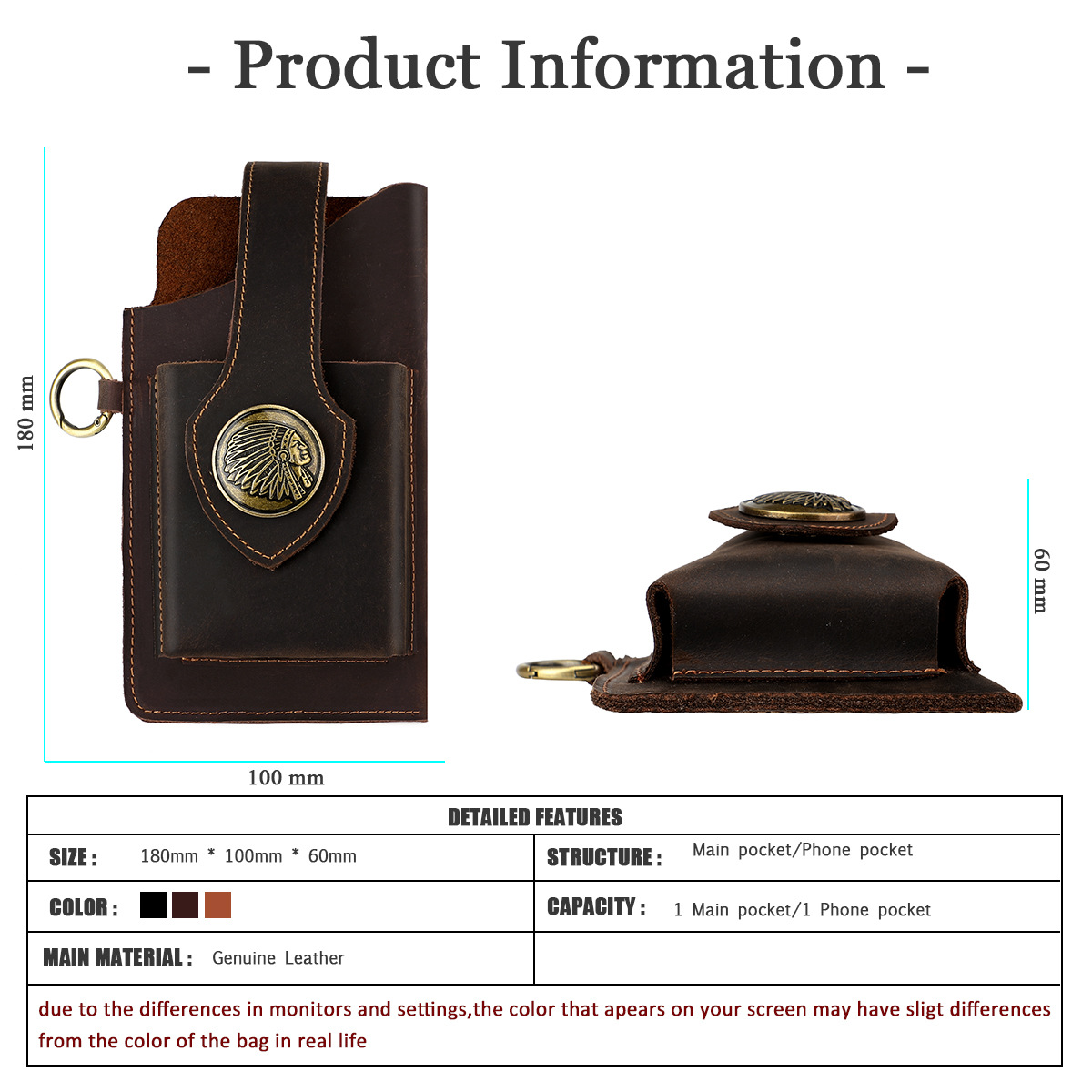 Étui pour téléphone à attacher - Edc Carry Bag For Men avis et prix