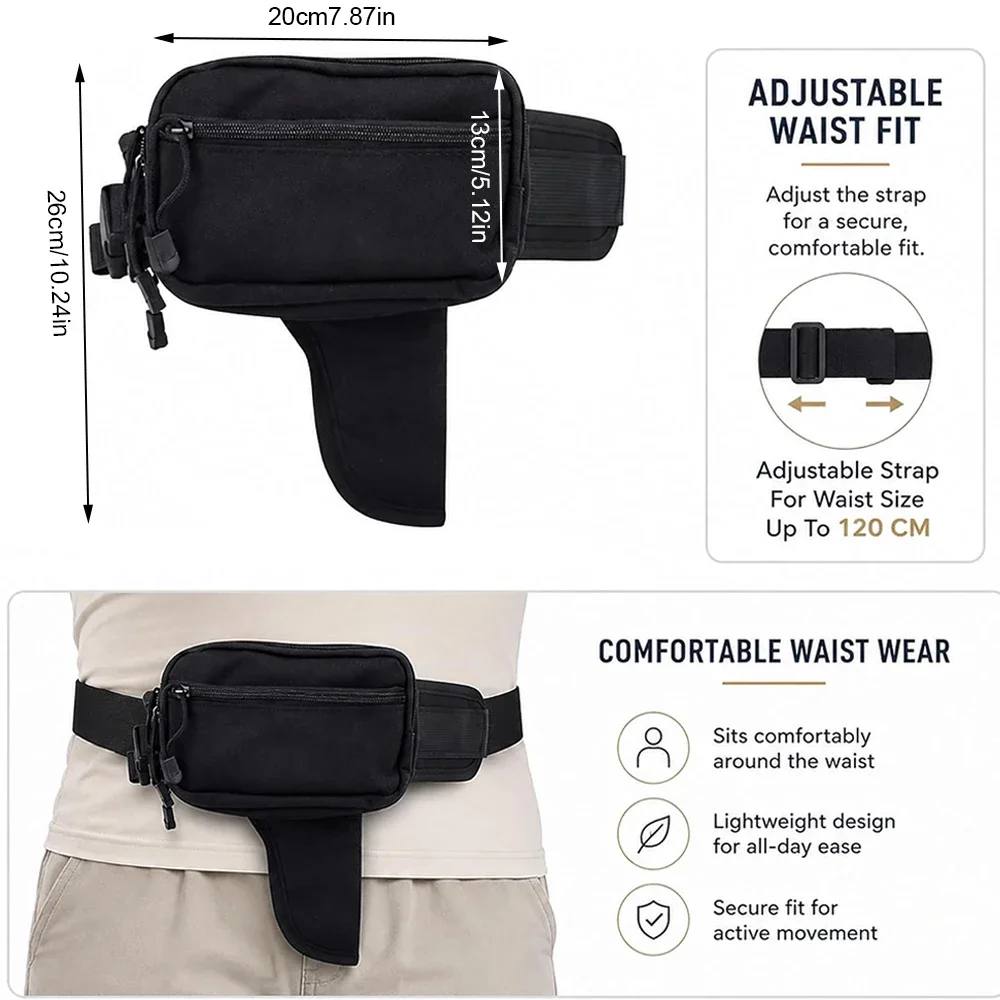 Sac banane tactique pour homme - Edc Carry Bag For Men avis et prix