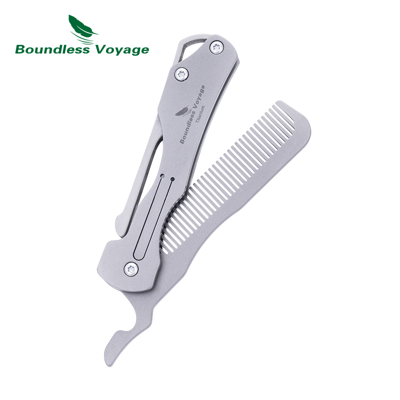 Peigne à cheveux pliant en tit - Comb Pocket Titanium avis et prix