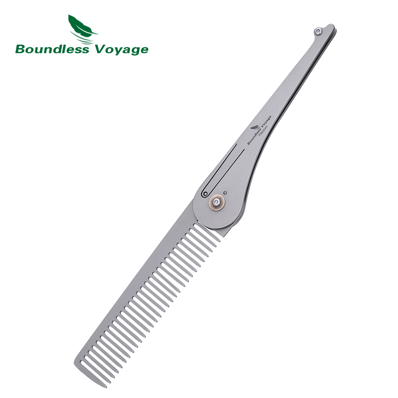 Peigne pliable en titane pour  - Comb Pocket Titanium avis et prix