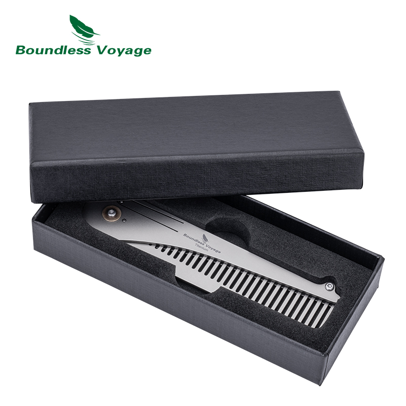 Peigne pliable en titane pour  - Comb Pocket Titanium avis et prix