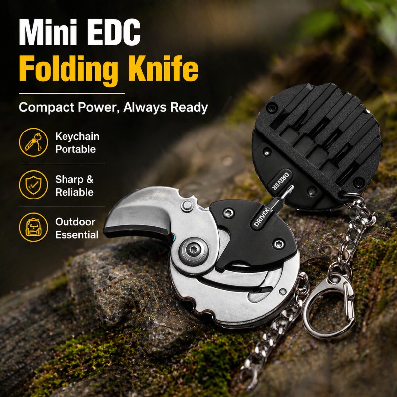 Couteau pliant de poche pour l - Edc Carry Coins avis et prix