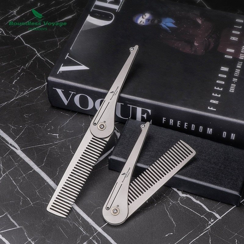 Peigne à cheveux pliable en ti - Comb Pocket Titanium avis et prix
